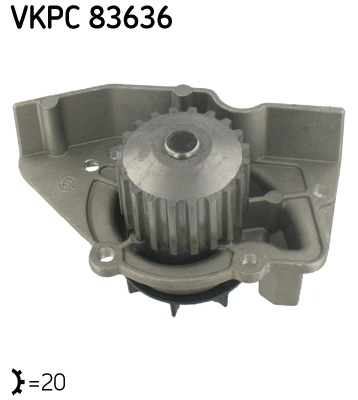 Vodné čerpadlo, chladenie motora SKF
